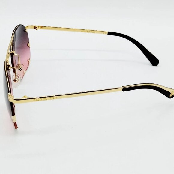 Louis Vuitton Sunglasses Women's Gold 500-060225 - Picture 3 of 9